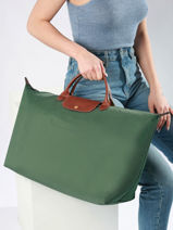 Longchamp Le pliage original Reistassen Groen-vue-porte